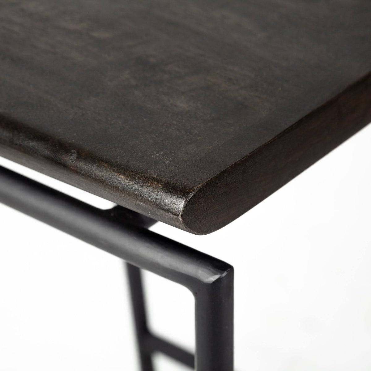 Black Wood Seat Stool O4171
