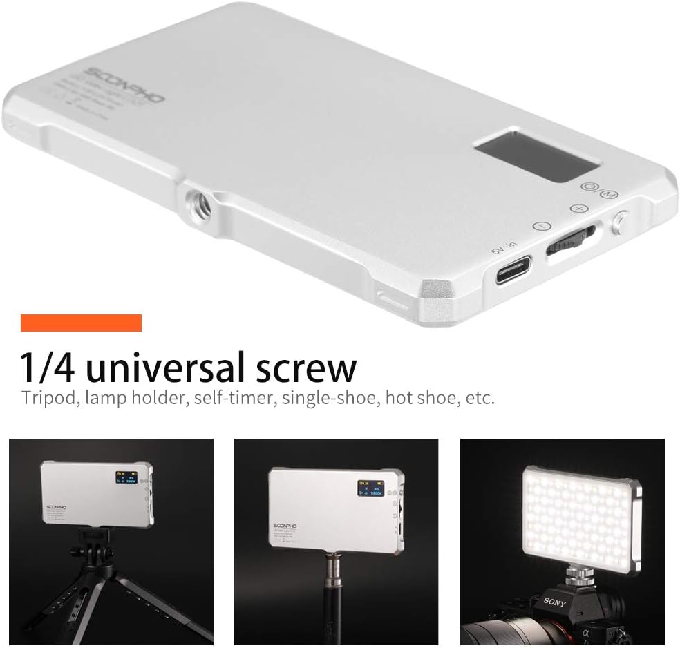 Portable LED Video Light with Rechargeable Battery K427314