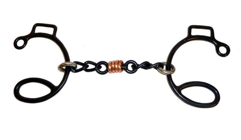 Sweet Iron Three Piece Copper Dogbone Chain Gag Bit D99860