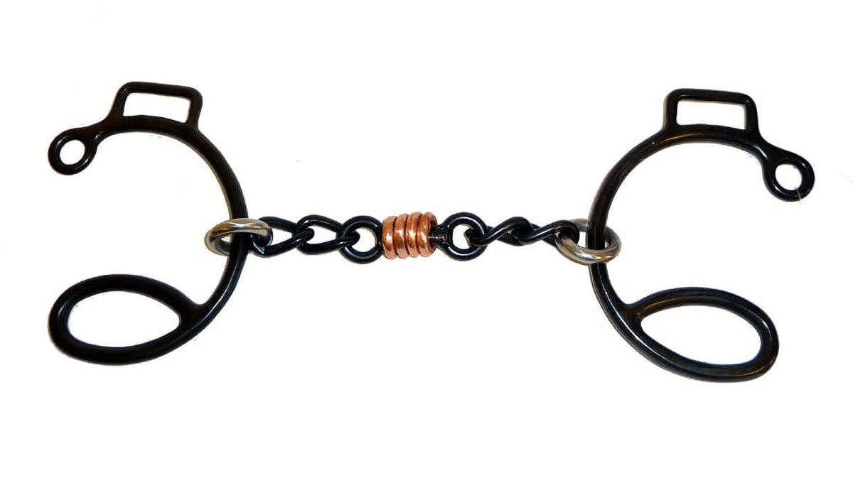 Sweet Iron Three Piece Copper Dogbone Chain Gag Bit D99860