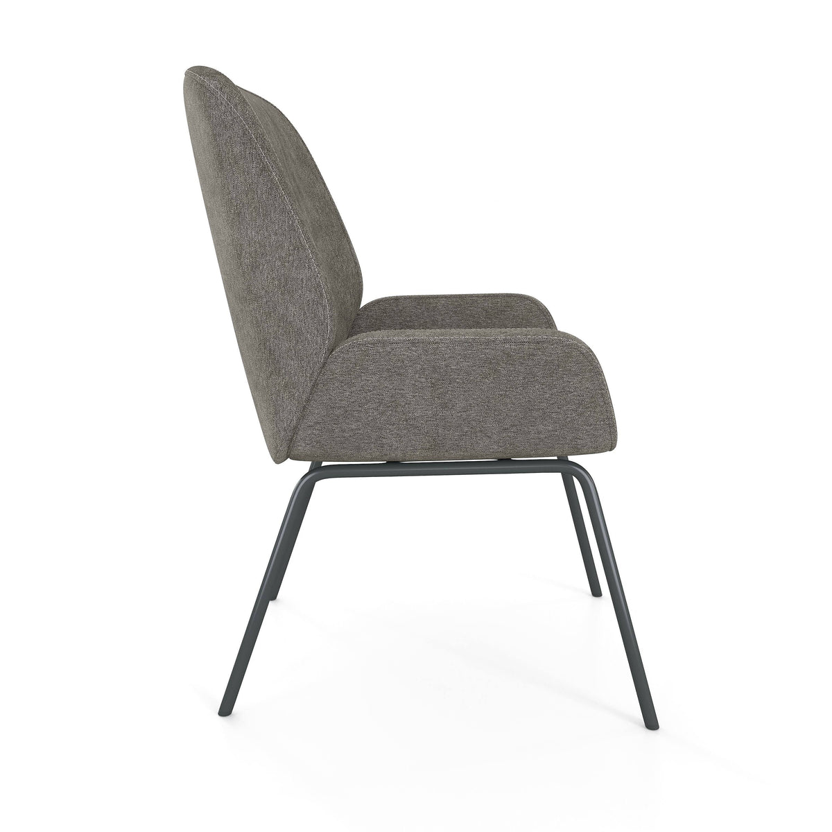 Fabric Guest Chair Gray Seat/Back V1308