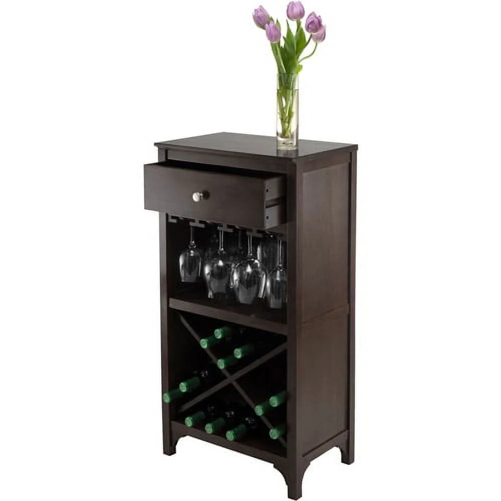 Dark Espresso Modular Wine Cabinet U392465