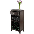 Dark Espresso Modular Wine Cabinet U392465