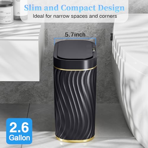 2.6 Gallon Automatic Touchless Motion Sensor Trash Can Q496