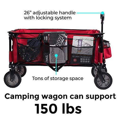 Red Folding Camping Wagon H449084