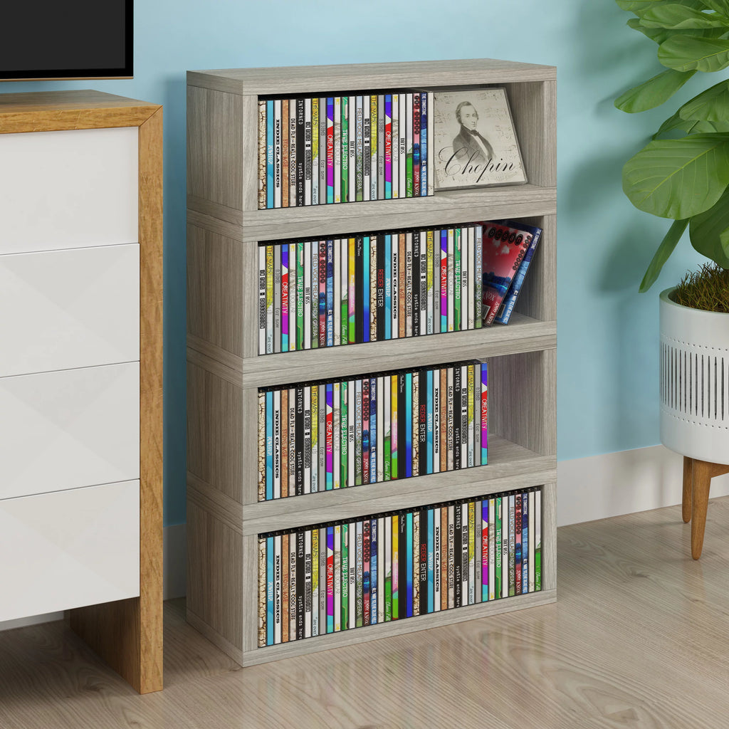 Media Storage Rack Shelf and Organizer J584668