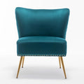 Velvet Armless Accent Chair J5626