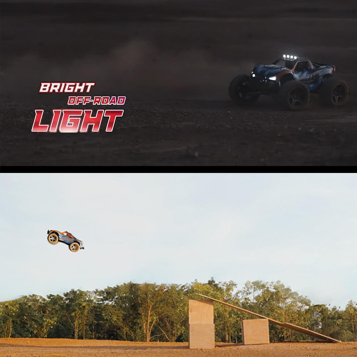 RC Car 1:10 Scale 4WD 45KM/H 2.4GHz Off-Road Electric Toy Vehicle R434