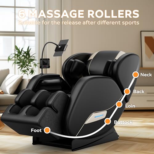 Zero Gravity Full Body Shiatsu Massage Chair Recliner Y77481