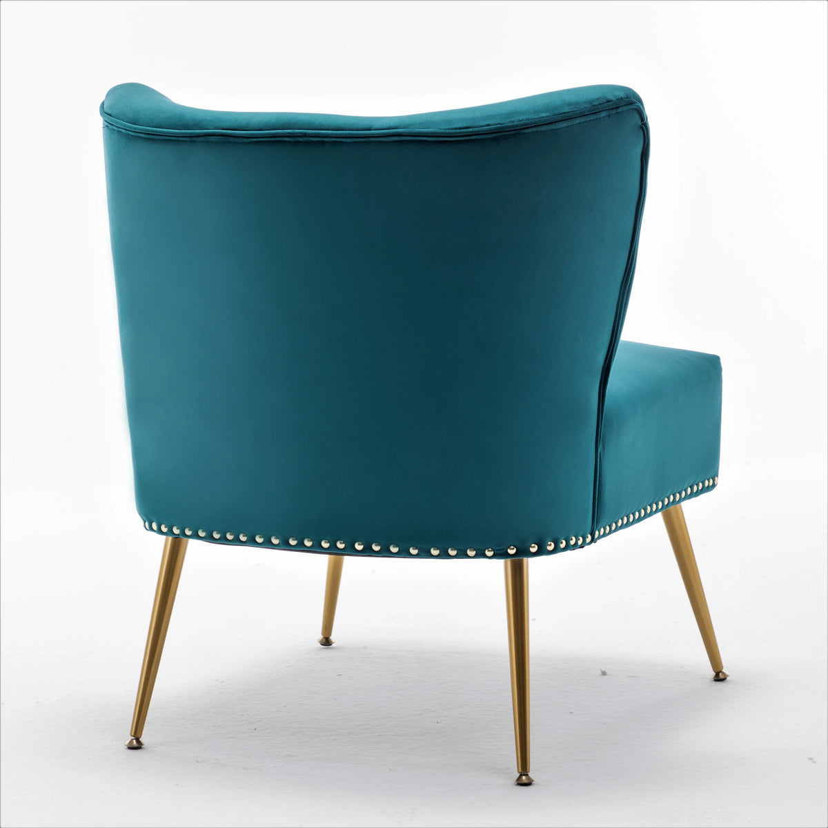 Velvet Armless Accent Chair J5626