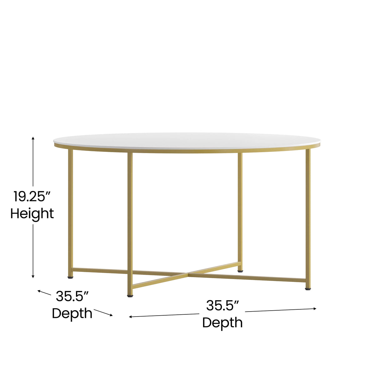 White Laminate 3 Piece Coffee and End Table Set F28583