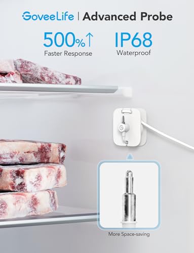 WiFi Freezer Thermometer Alarm with Remote App and Email Alert M3614