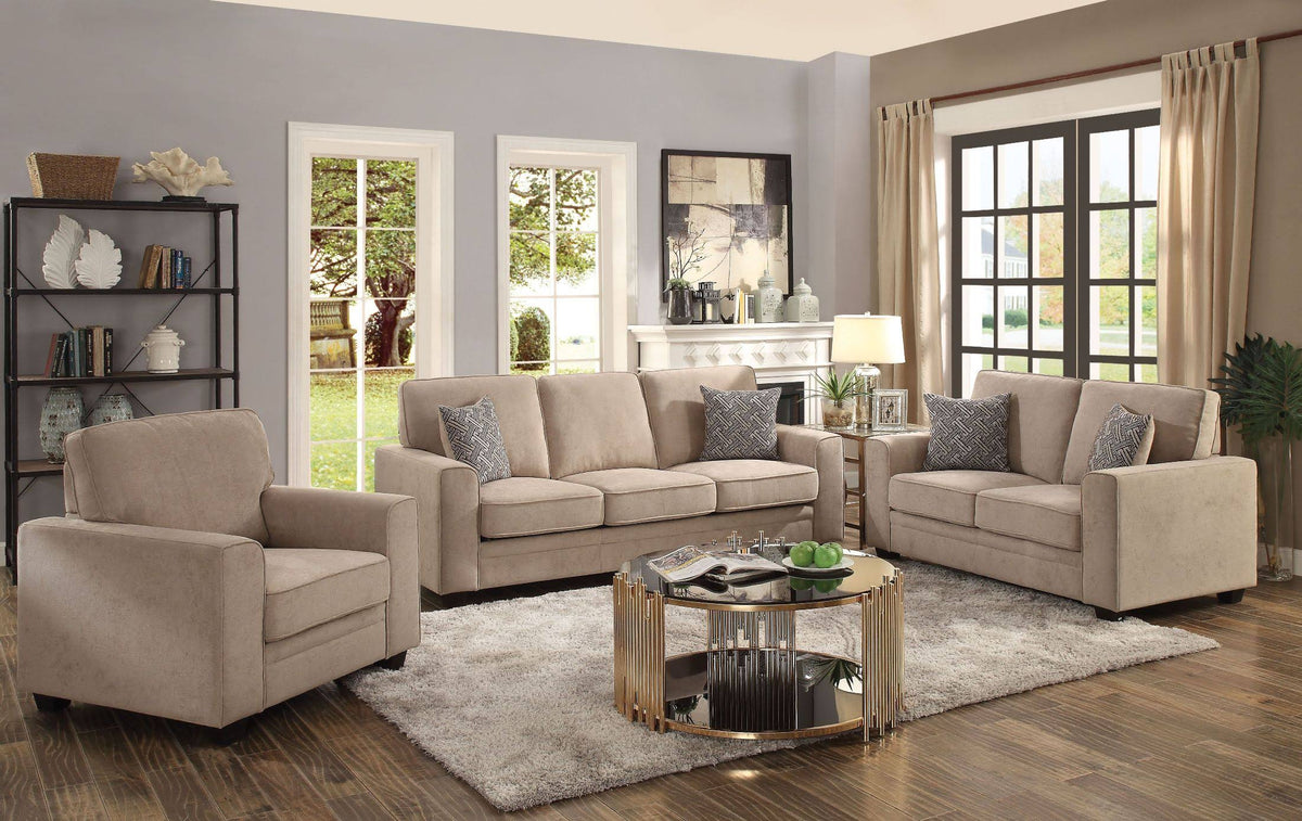 Khaki Fabric Chair C979