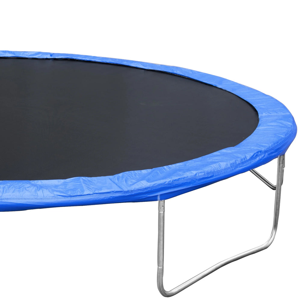 14FT Trampoline with Basketball Hoop, Safety Enclosure Net, and Ladder S417037