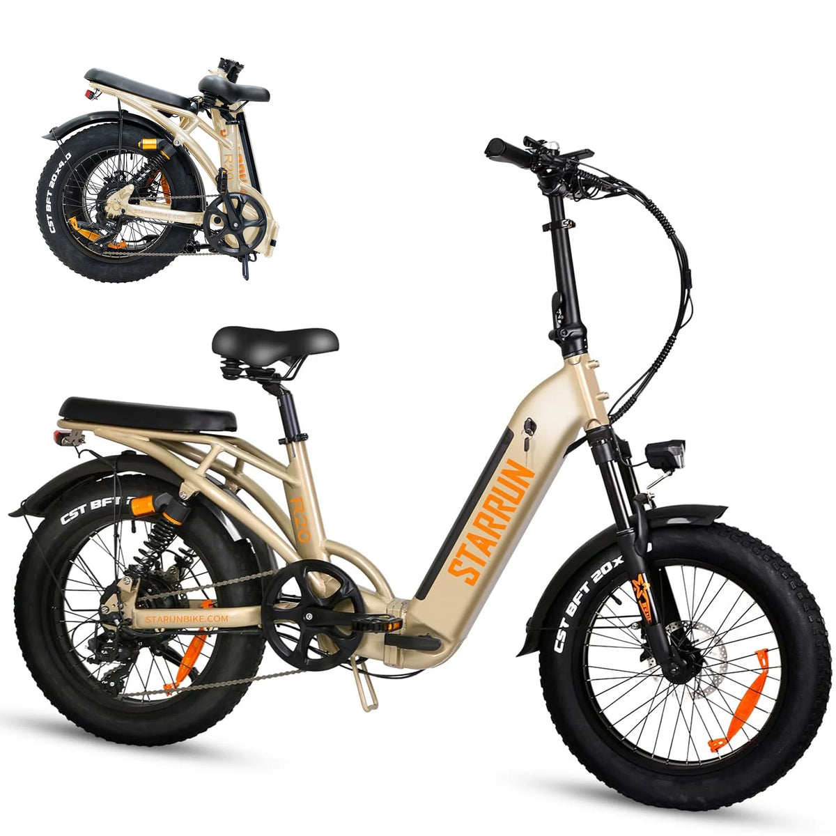 Folding Electric Bike 750W 48V 20Ah Fat Tire M9377
