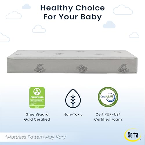 Dual Sided Baby Crib and Toddler Mattress, Waterproof I439353