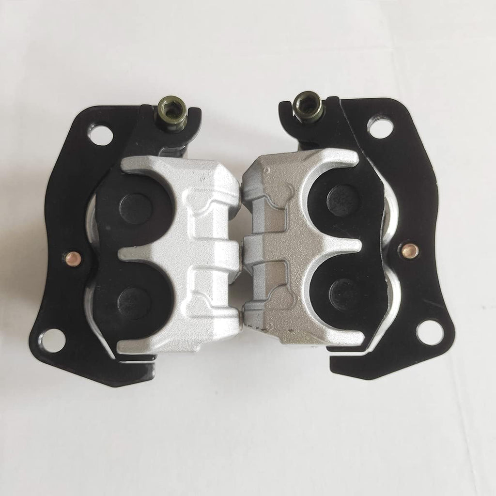 Front Left Right Brake Caliper with Pads, Mounting Bracket Pack of 2 D45664