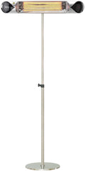 Electric Carbon Infrared Heat Lamp with Remote Control and Adjustable Pole Stand W257739