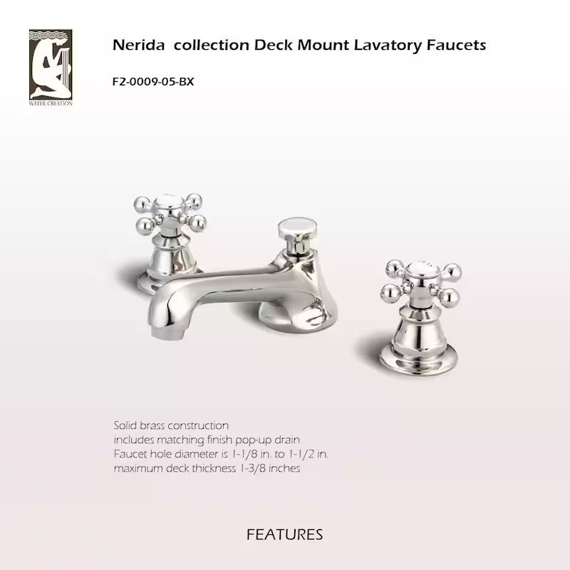 8 in. Widespread 2-Handle Bathroom Faucet with Pop-Up Drain K208