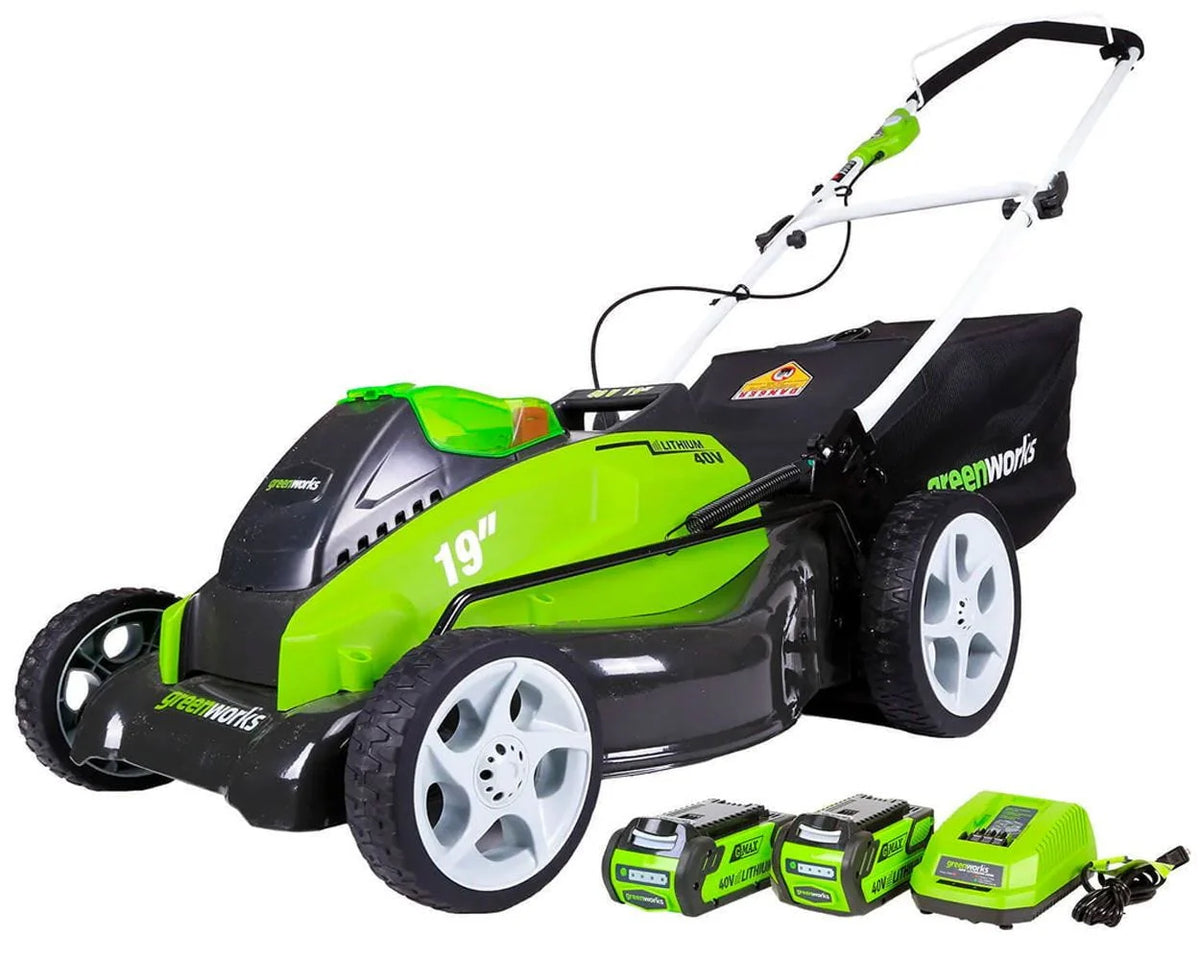 40V 19 Brushless Walk-Behind Lawn Mower with Battery & Charger I120978