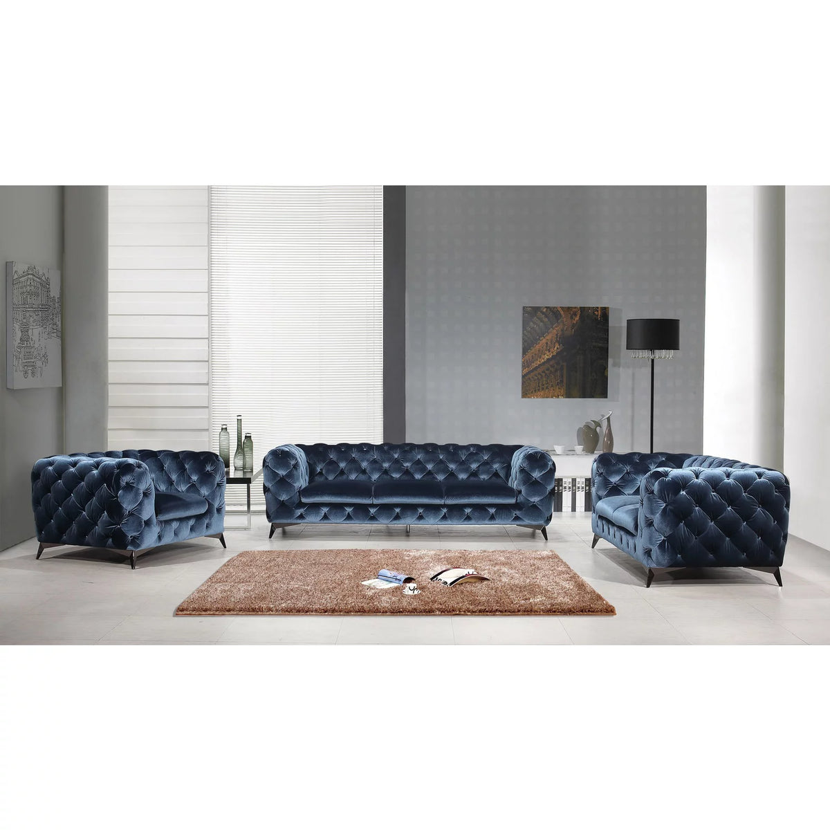 Blue Sofa J9267