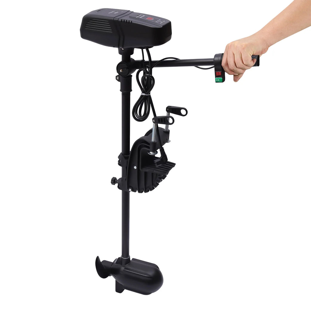 Black Electric Outboard Engine Motor V608