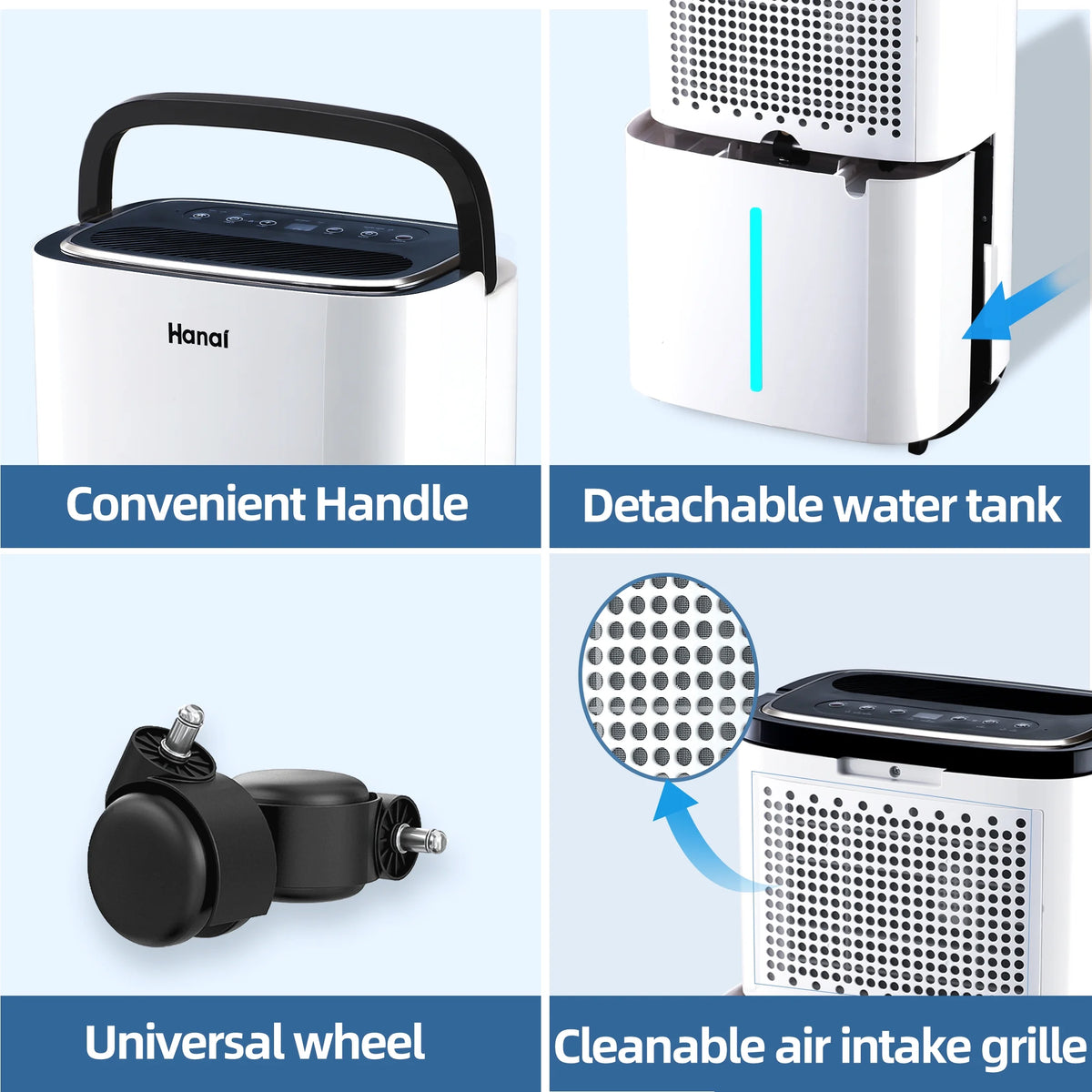 30 Pints Dehumidifier with Drain Hose O41013
