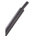 3/4in Black Fabric Heat Shrink Tubing Z675