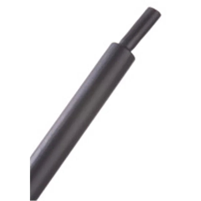 3/4in Black Fabric Heat Shrink Tubing Z675