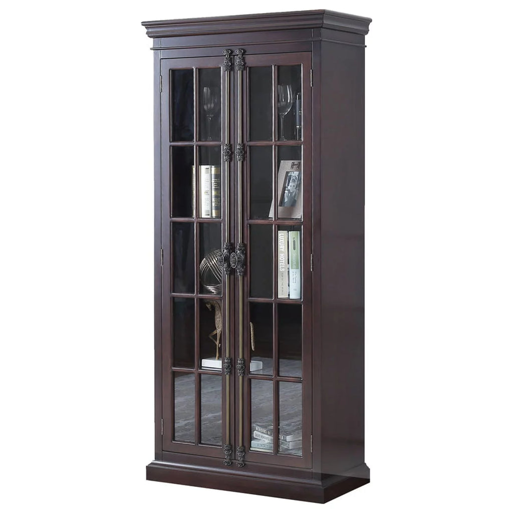Cherry Storage Curio Cabinet C4638