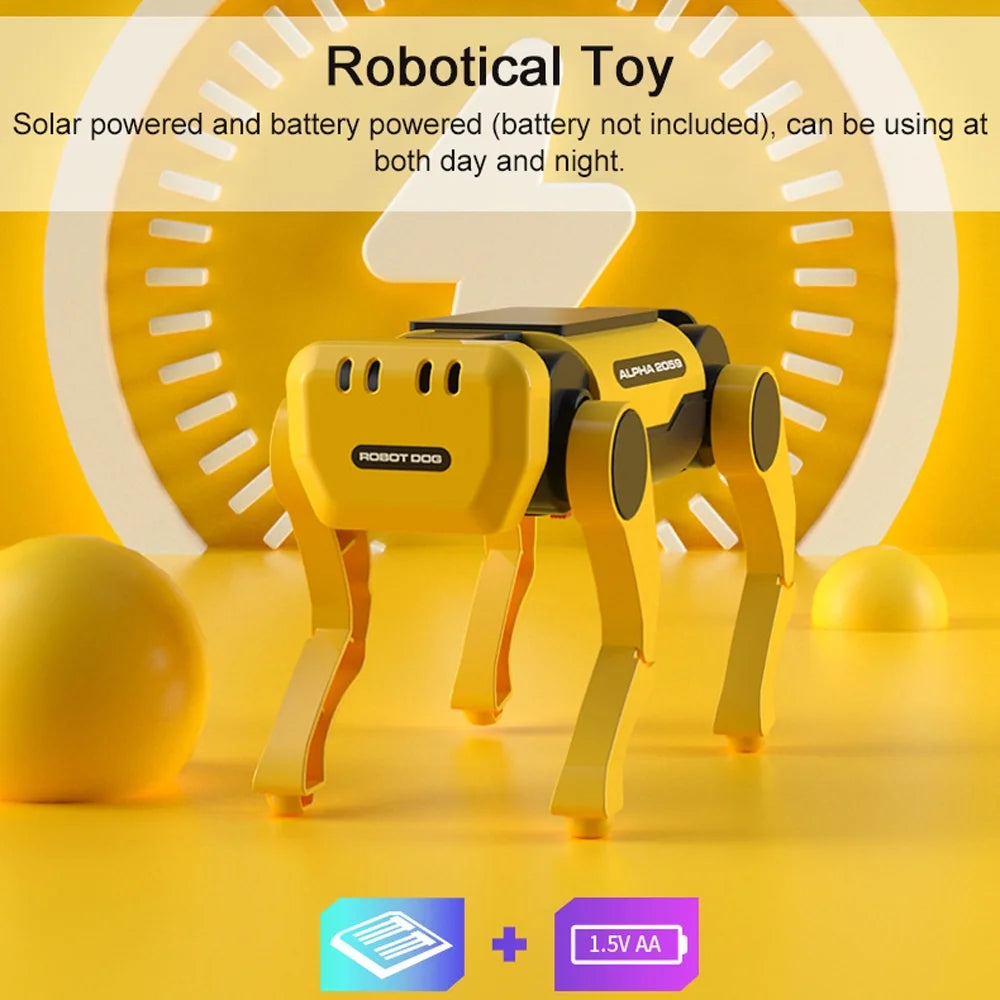 Solar Powered Educational Robot Dog Cattle Kit G920090