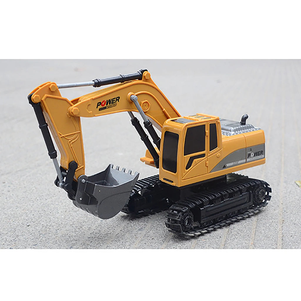 Mini Rc Excavator 1:24 Alloy Plastic Engineering Car Toys L1384