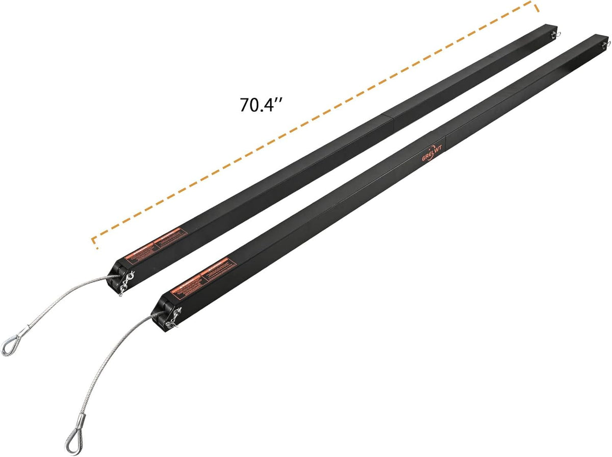 Trailer Gate Lift Assist 2 Sided, Fits Side Rails 10 to 24 Inch, 300 LBS, Black J253078