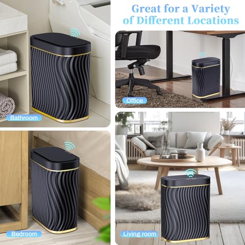 2.6 Gallon Automatic Touchless Motion Sensor Trash Can Q496