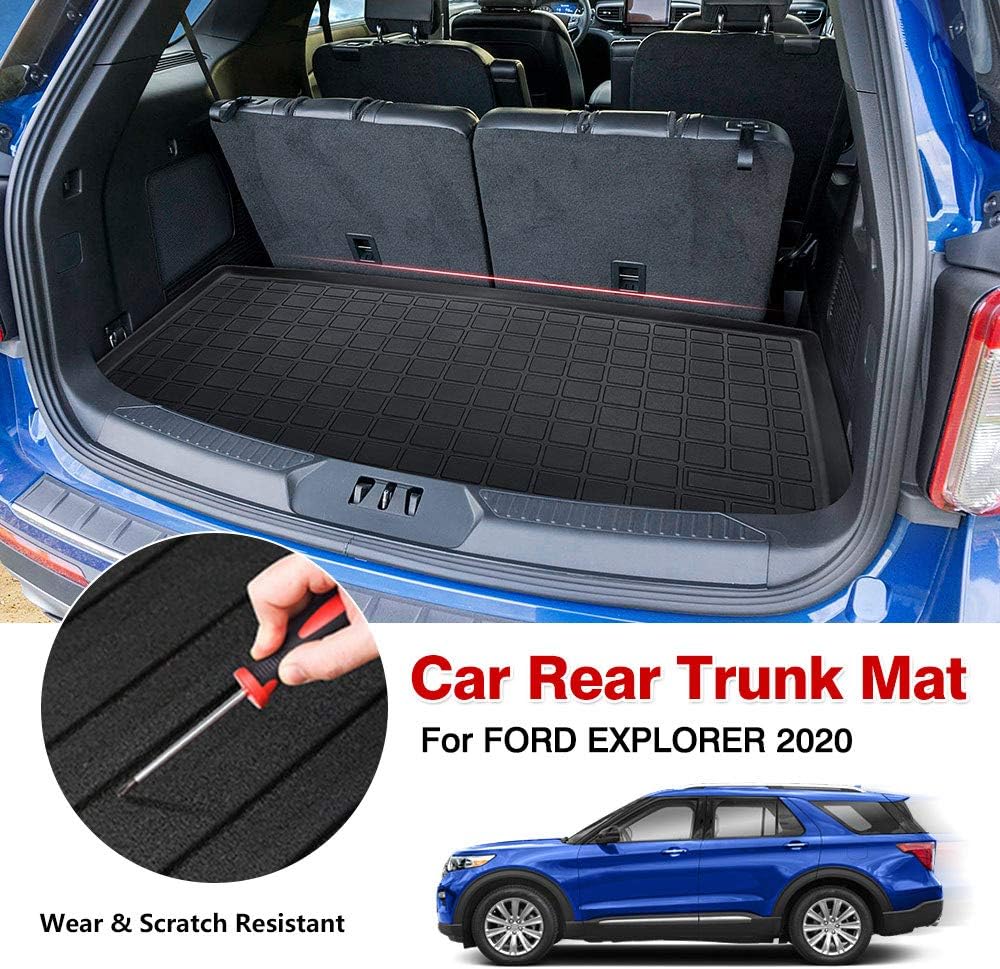 Black Pack of 2 Cargo Liner for Ford Explorer G5306