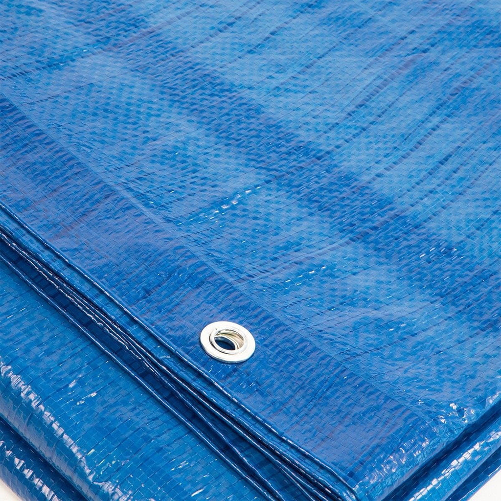 Blue Poly Tarp Cover 16' x 20' feet L440373