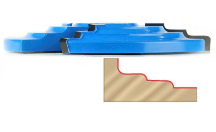 Carbide Tipped 3-Wing Decorative Raised Panel Z930