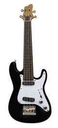 Black Electric Ukulele with Gig Bag H372