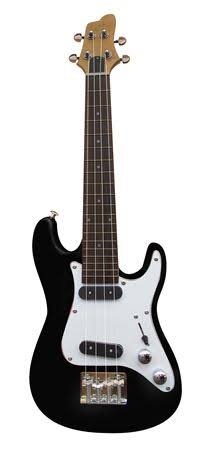 Black Electric Ukulele with Gig Bag H372