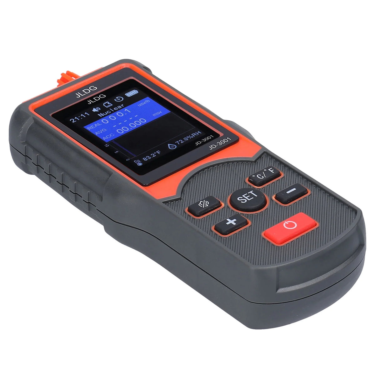 Multifunctional Geiger Counter and Electromagnetic Radiation Detector with Temperature and Humidity Measurement H17837