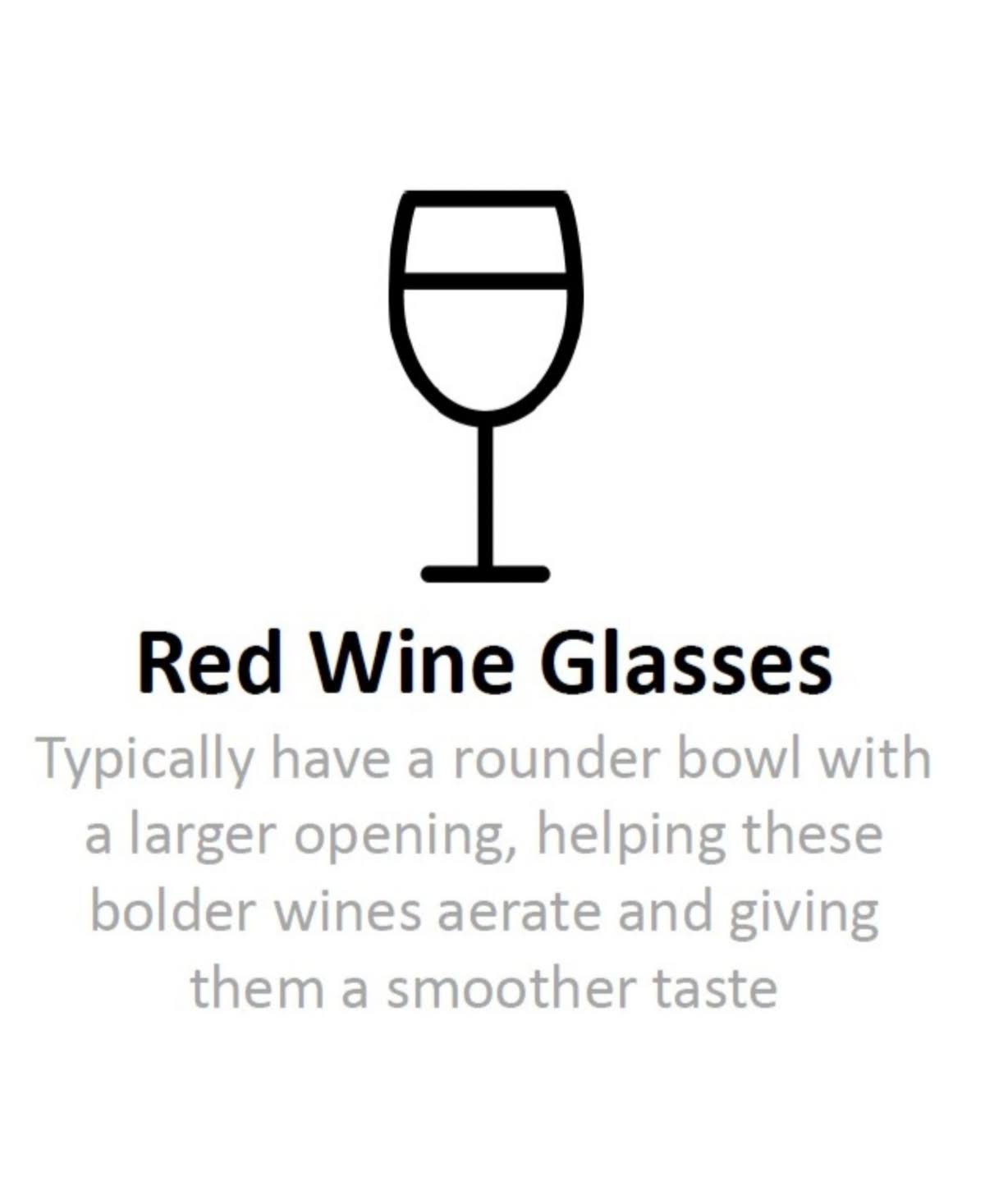 Clear Stemless Red Wine Glass Set of 6 I451959