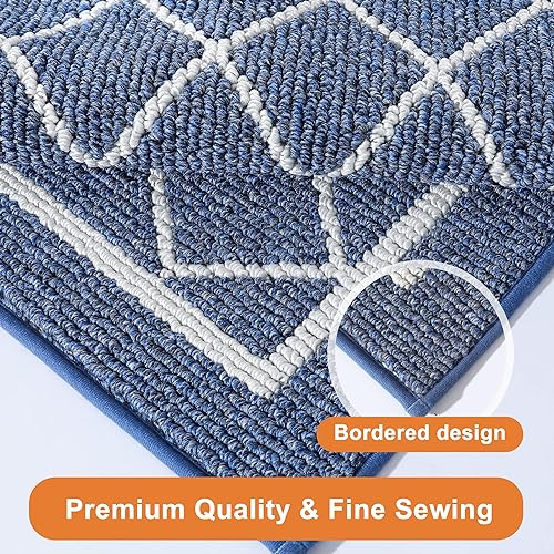 Red Kitchen Runner Polypropylene Mat with TPR Backing 24x35inch H25665