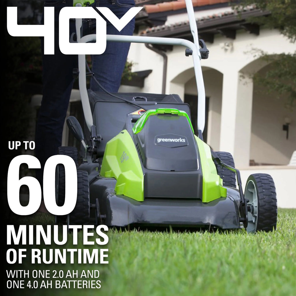 40V 19 Brushless Walk-Behind Lawn Mower with Battery & Charger I120978