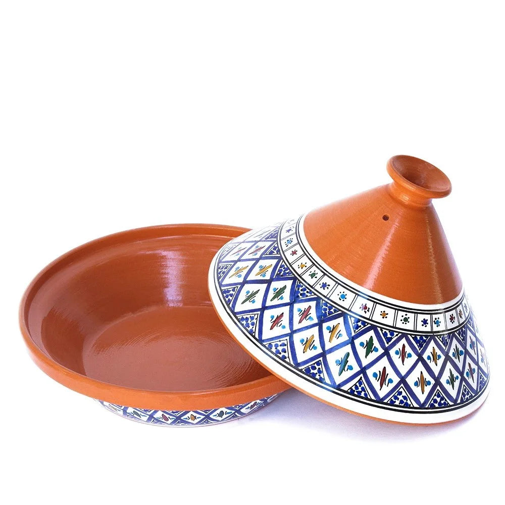 Large Blue Tagine Pot U2571