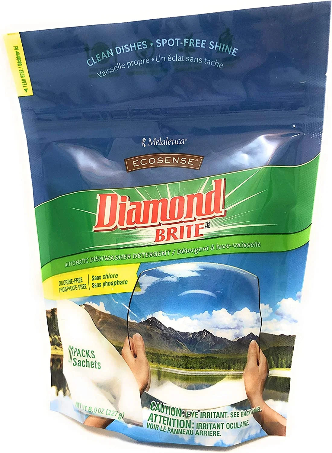 Automatic Dishwasher Detergent Packs 8.5oz 20 Packs A3538