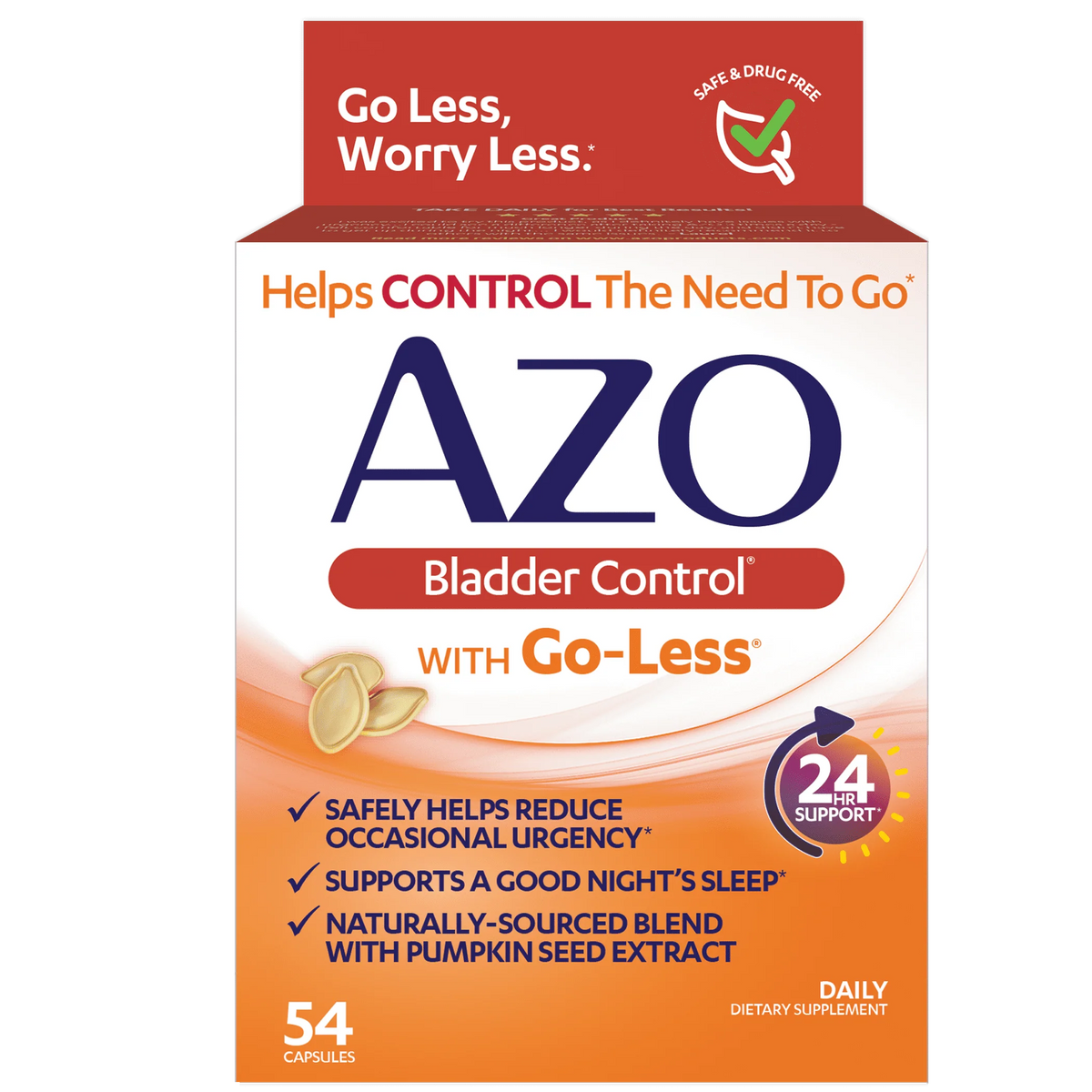 Bladder Control Daily Supplement 54 Count Capsules O452153
