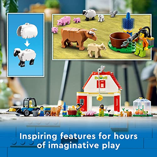 LEGO City Barn & Farm Animals Building Toy Set (230 Pieces) K632