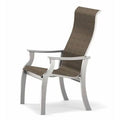 Stacking Patio Dining Armchair Textured Snow M1778