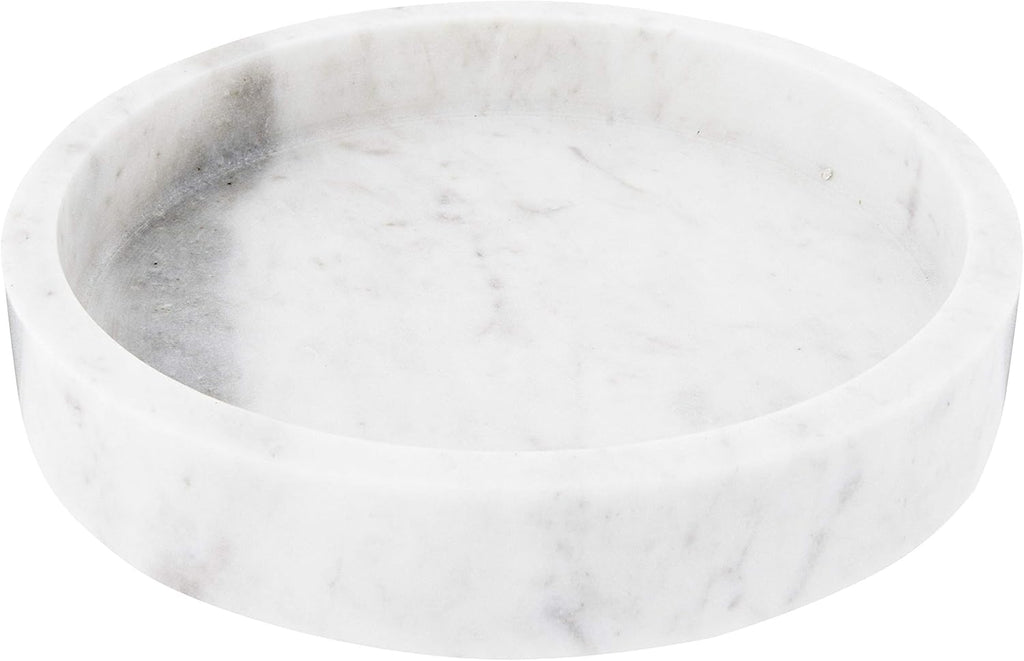 8 Round Carved Marble Tray J265793