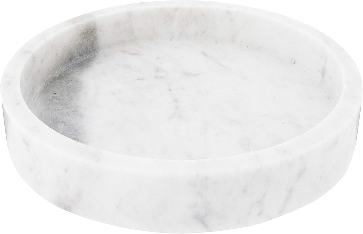 8 Round Carved Marble Tray J265793